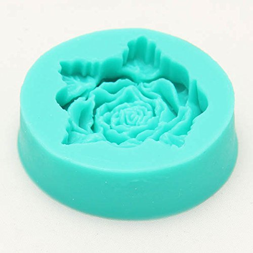 1pcs Rose Flower Silicone Cake Mold Mould Cutter Fondant Decorating Tools N4