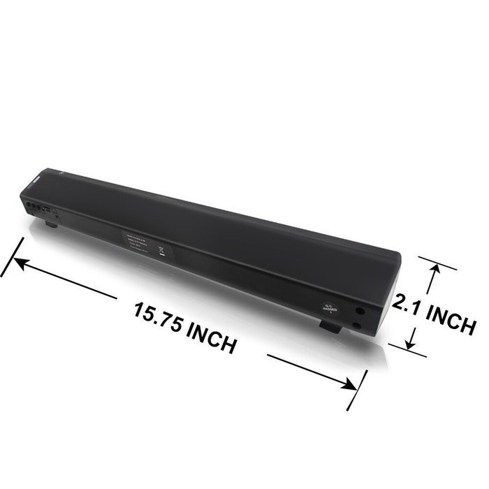 JUSHENG&reg; 2016 New Soundbar 2.1 Channel USB MP3 Player Bluetooth Wireless Sound Bar Speaker, Micro TF SD Card AUX... N3
