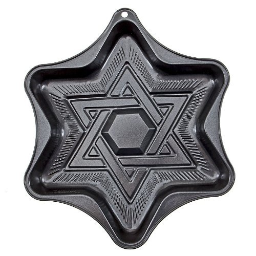 The Kosher Cook KCBW0011 Novelty Cake Pan, Star of David, Non Stick, 1-Piece N3