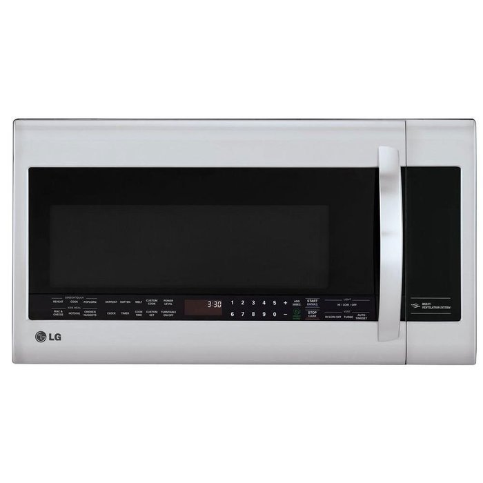 LG LMVM2033ST 30-Feet 2 Cubic Feet Over-The-Range Microwave, Stainless Steel N3