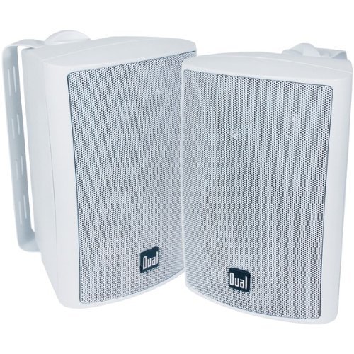 DUAL LU43PW 4" 3-Way Indoor/Outdoor Speakers (White)