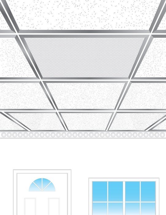 Elite Acoustics SKENE20C70V-S Square Ceiling Speaker 20 watts with 70 volts Transformer (SINGLE) N4
