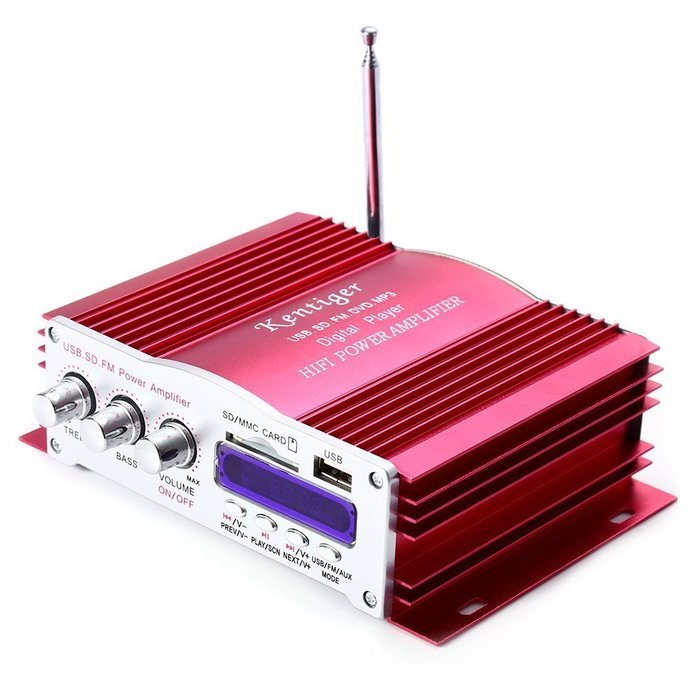Robolife Kentiger 2008 Power Failure Memory Function IR Control FM MP3 USB Power Amplifier 4 Channel with Remote... N3