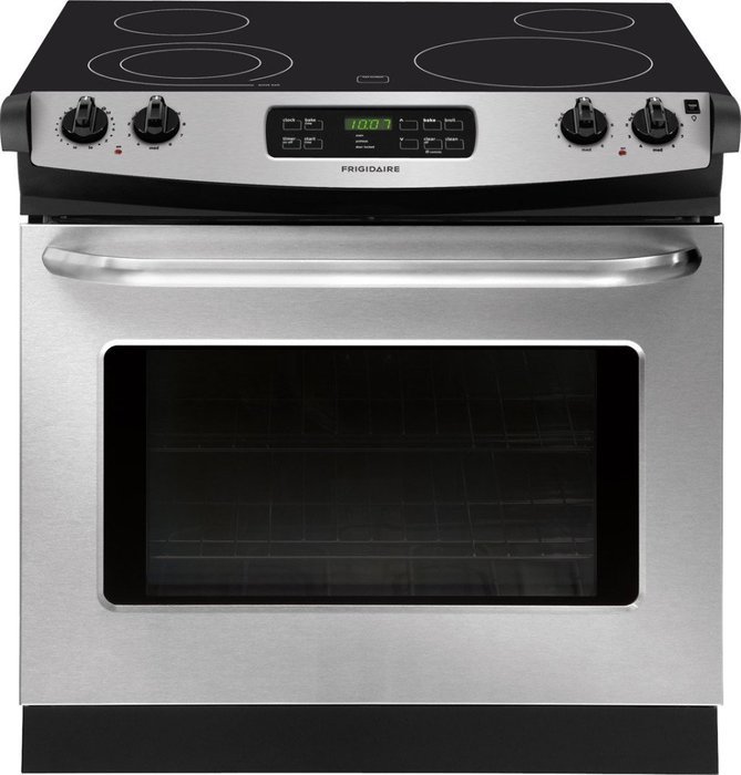 Frigidaire FFED3025PS 30" Stainless Steel Electric Drop-In Smoothtop Range
