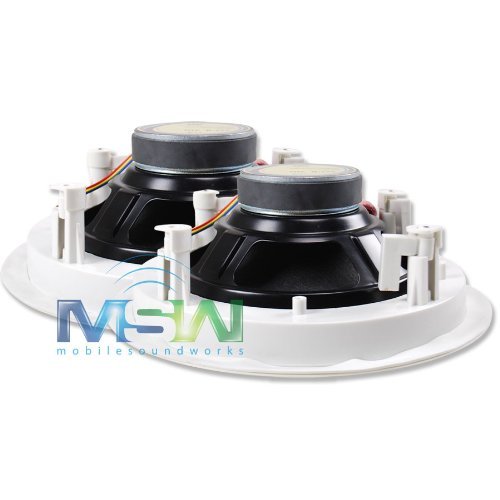PBX (PowerBass) Home Audio MC-8.0C 8" M-Series Integra Cinema 2-Way In-Ceiling Speakers N3