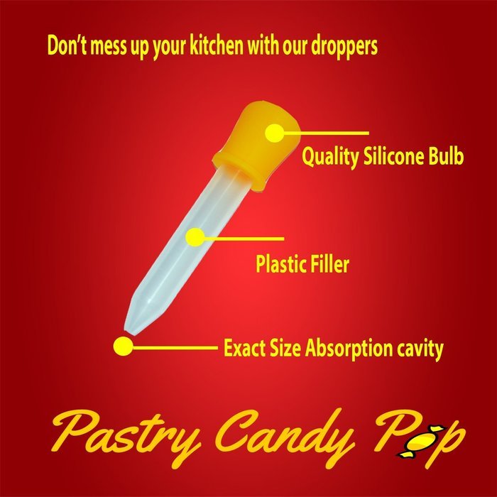 Best Silicone Gummy Bear Mold, 2 pack and 2 droppers bonus kit, homemade gummie, candy, jelly, no gelatin, chocolate... N3
