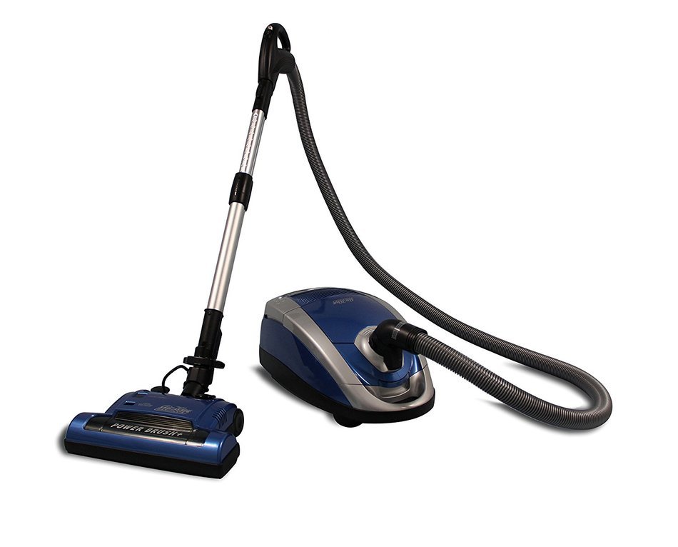 AirWay Altera HEPA Bagged Canister Vacuum Cleaner - Metallic Blue N2