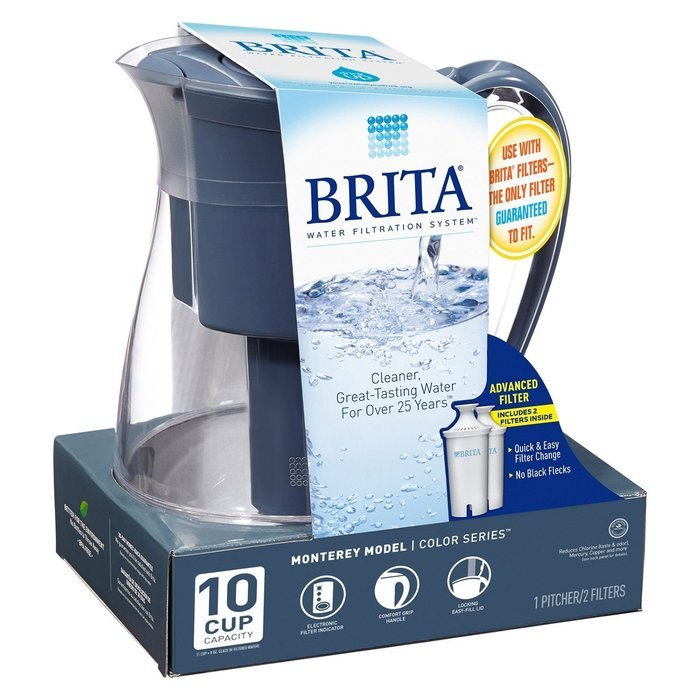 Brita Monterey Water Filtration System, Charcol (plus 2 filters)