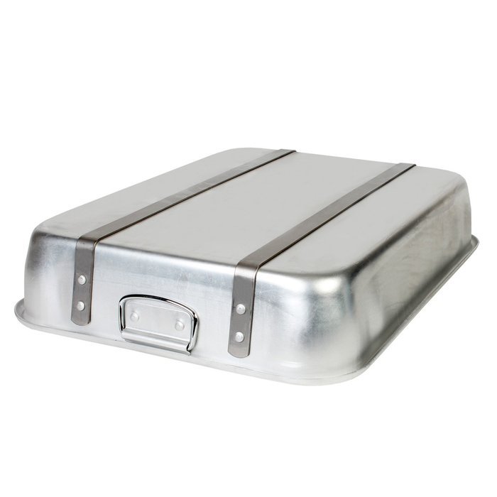 Thunder Group 18 x 24 x 4.5 Inch Double Roaster with Strap N4