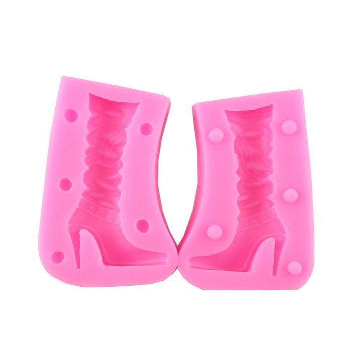 Mujiang Silicone Chocolate Mold High-heel Candy Making Kit Fondant Shoe Molds N21
