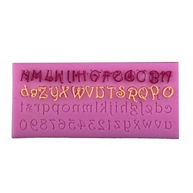 Y&XL&H Letter And Digital Fondant Cake Cake Chocolate Silicone Molds,Decoration Tools Bakeware N2
