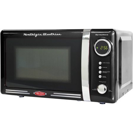 Nostalgia RMO770RED Retro Series 0.7 cu. ft. 700W Microwave Oven / Color: Black