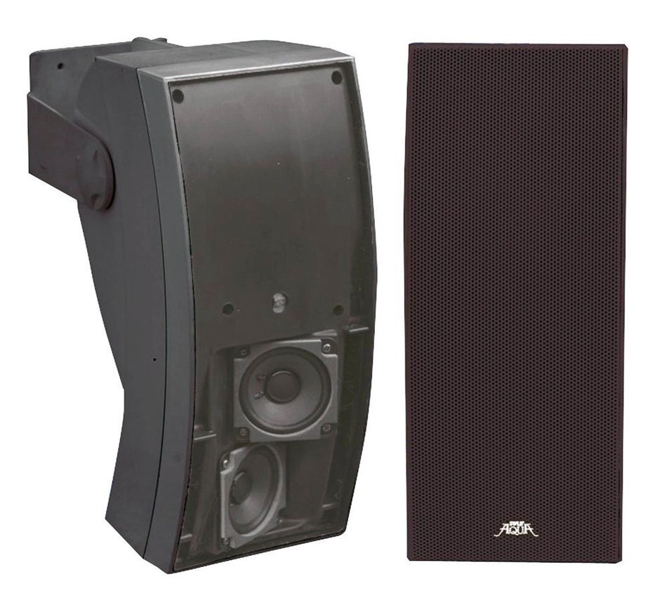 PYLE PLMR64W 5-Inch 3 Way Indoor/Outdoor Water Proof Wall Mount Speaker System (White) (Pair)
