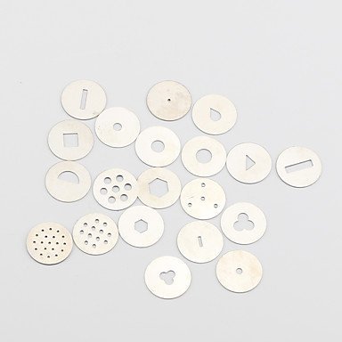 Y&XL&H 20Discs Sugarcraft Cake Decoration Tool Sugar Paste Extruder Fondant Clay Fimo Craft Gun Sculpture