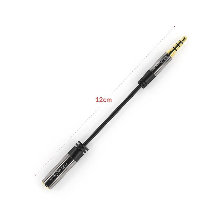 KabelDirekt (0,5 ft) Y Adapter ( 1 x 3.5mm female to 2 x RCA male) - PRO Series N4