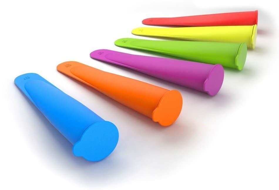 ChefWing Silicone Popsicle Molds (Set of 12) Assorted Colors