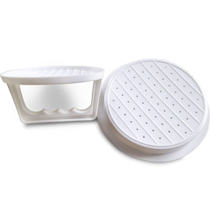 Aprince Burger Press, Hamburger Patty Maker, Hamburger Presser (White - Square Plastic) N25