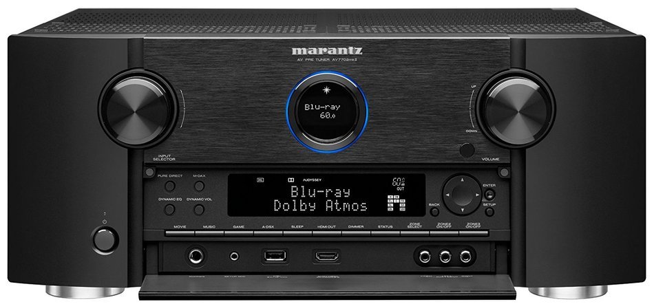 Marantz AV7702MK2 M11.2 Channel Max Processing Full 4K Ultra HD AV Pre Tuner with Bluetooth and Wi-Fi N4