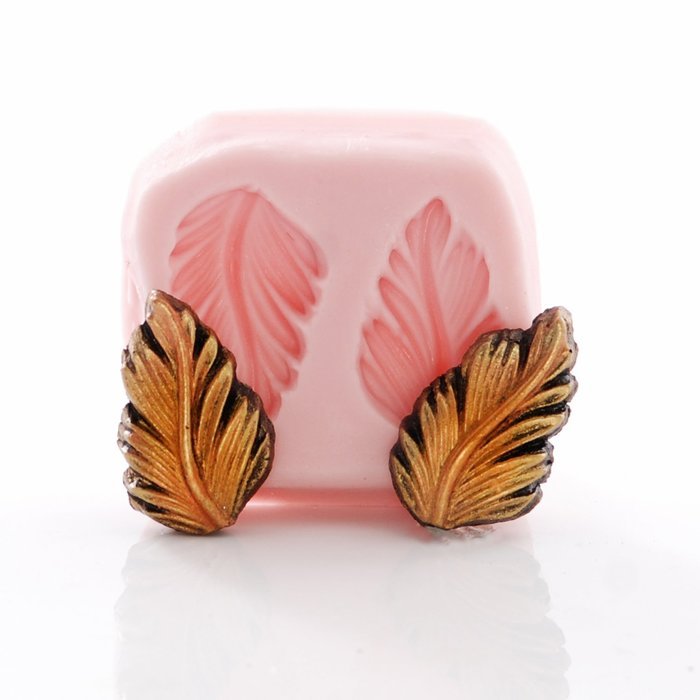 Silicone Mold Small Leaf Food Safe Fondant, Chocolate, Candy, Resin, Polymer Clay Mold N5