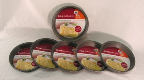 Set of 6 ~ Great Gatherings 9 inch Cake Pan