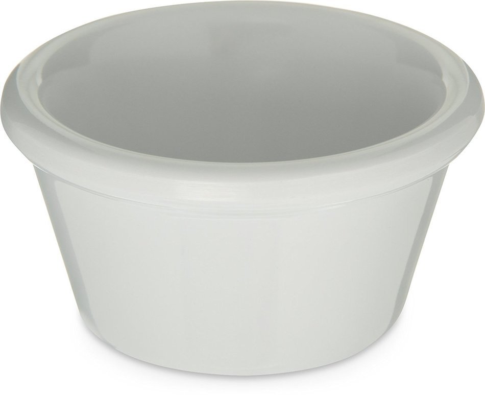 Carlisle 085202 Melamine Smooth Ramekin, 2 oz Capacity, White (Case of 72) N5