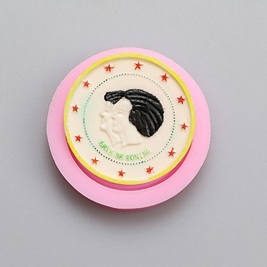 Y&XL&H Commemorative Version Of The Head Shape Chocolate Silicone Molds,Cake Molds,Soap Molds,Decoration Tools... N3