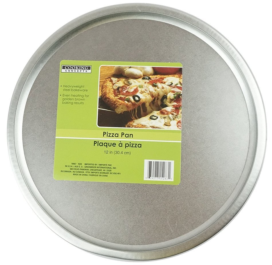 New Pizza Pans - Baking Set of 2 - 12 inch Round Bakeware