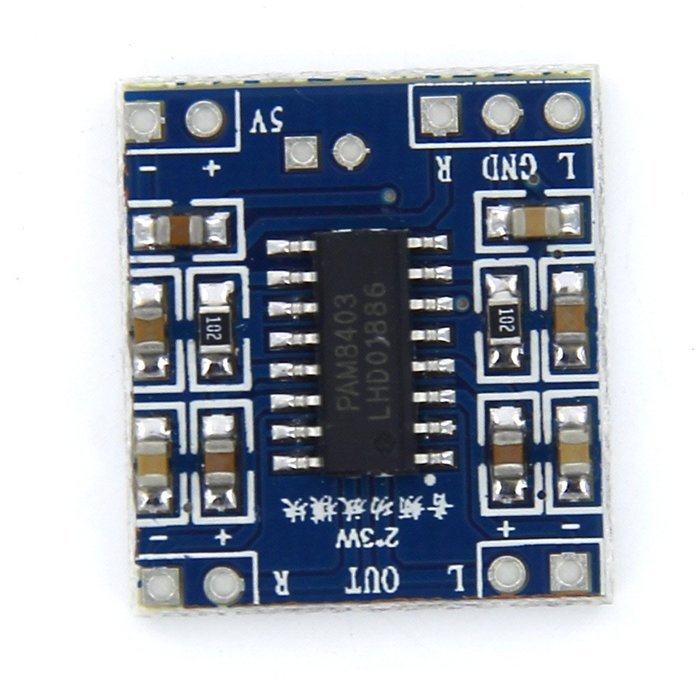 2 Channels Stereo Class D 3W Digital Audio Amplifier Mini Board DC 5V N3