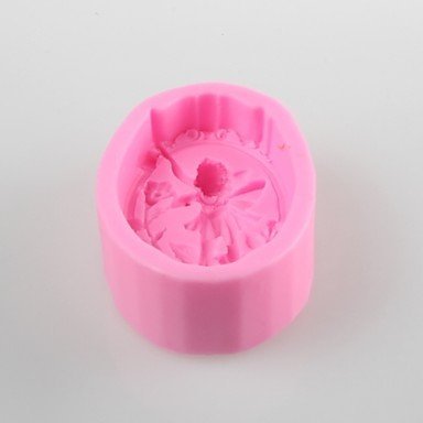 Sher Flower Fairy Shaped Soap Mold Fondant Cake Chocolate Silicone Mold, Decoration Tools Bakeware N3