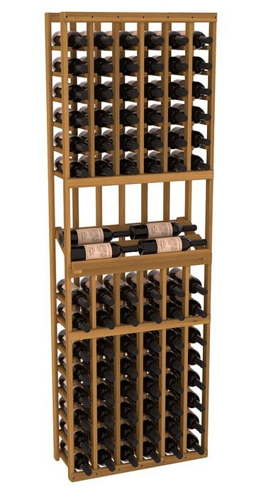 Wine Racks America Redwood 6 Column Side Display Kit. 13 Stains to Choose From! N10