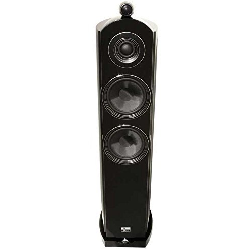 Earthquake Tigris Dual 8" / 2" / 1" 3 Way 500 Watt Audiophile Home Theater Tower Speakers Black Piano Finish Pr N2