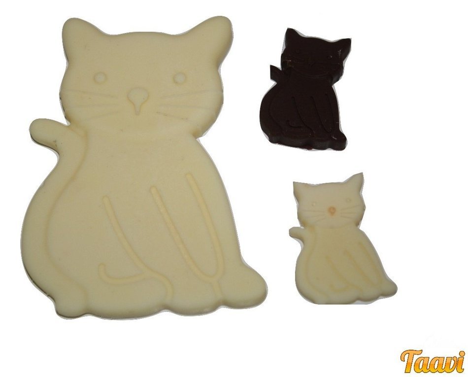 TAAVI Cartoon Cat kittens and Mom Shape Chocolate Jelly Pudding Silicone Mould N4