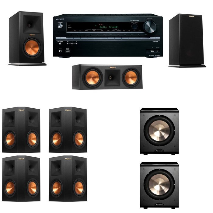 Klipsch RP-150M-E Monitor Speaker 7.2 PL-200 Onkyo TX-NR646