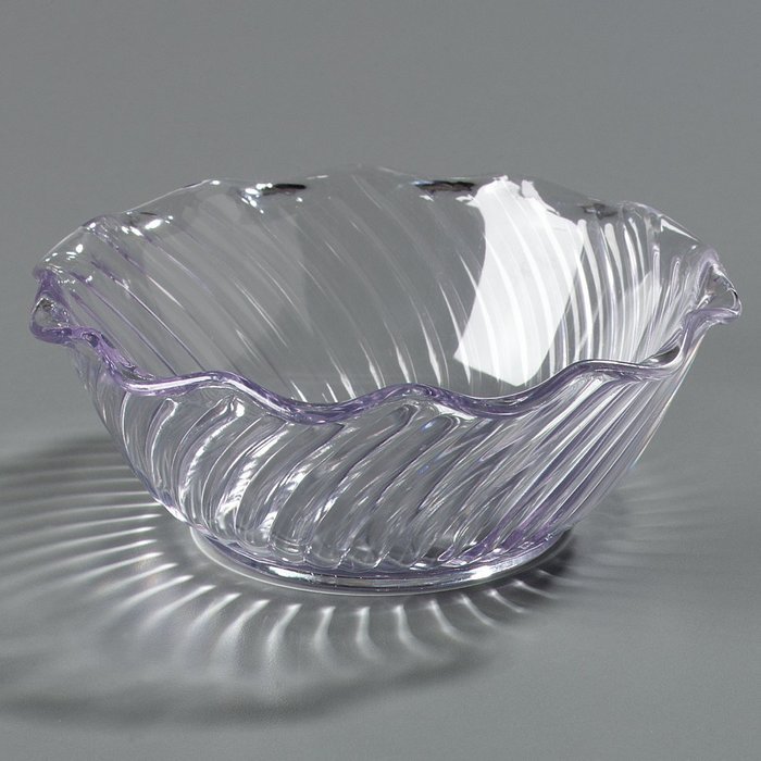 Carlisle 453307 SAN Tulip Bowl, 13 oz. Capacity, 5.56 x 2.12", Clear (Case of 24) N6