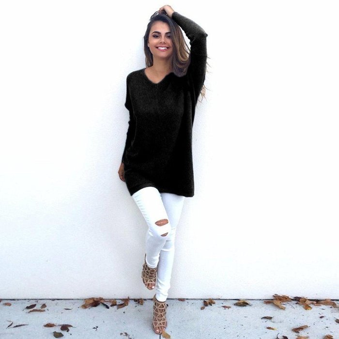 Casual Sweaters,Moreocme Womens Casual Long Sleeve Jumper Sweaters Coat N8