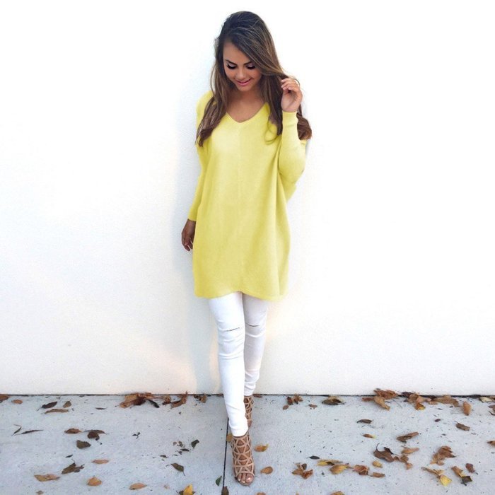 Casual Sweaters,Moreocme Womens Casual Long Sleeve Jumper Sweaters Coat N9