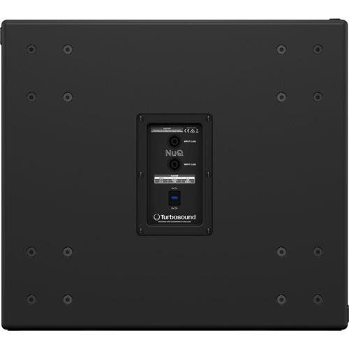 Turbosound NuQ115B 15" Front-Loaded Subwoofer, 2000W Peak Power, Black N4