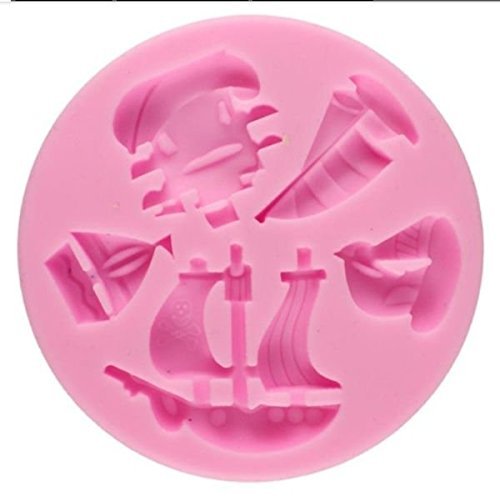 Ships Sailboats 5 Cavity Silicone Mold, Candy, Fondant, Cake Decorating 10 Cavities N2