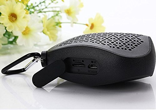 Outdoor Portable Bluetooth Speaker Music Wireless Bluetooth Speaker Built in Mic Support Hands Free (black) N9