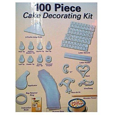 Y&XL&H 100 Pcs Cake Decorating Decoration Kit Icing Set Baking Cupcake N3