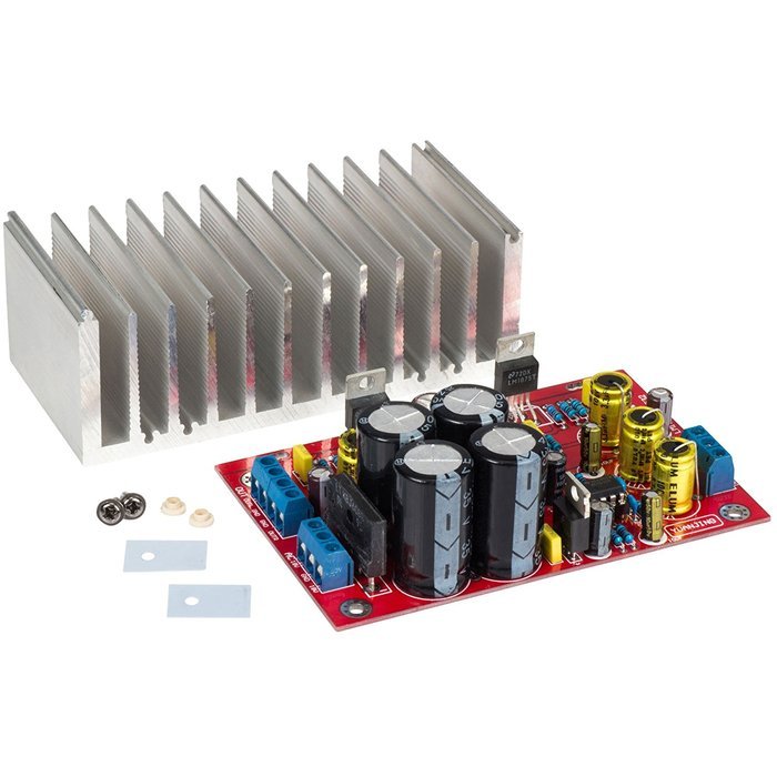 Yuan-Jing LM1875 Power Amplifier Board and Heat Sink with NE5532 Preamplifier 22 Watts x 2 N5