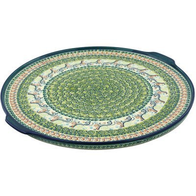 Polish Pottery Pizza Plate 17-inch N2