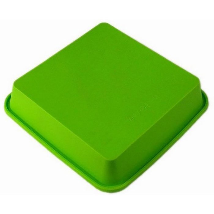 Piago 1 Pcs Baked Square 10 Inches Nonstick Flexible Silicone Dessert Cake Baking Candy Making Moulds Cake Pans...