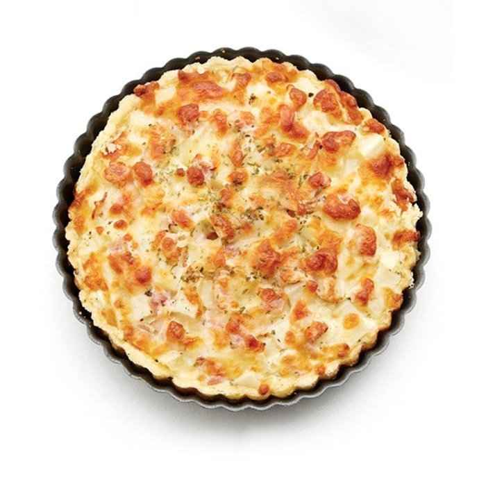 Marx&reg; Non-stick 9 inch x 1.2 inch Deep Dish Pizza Pan, Quiche Pan With Removable Bottom, Cake Round Ripple Dish... N4