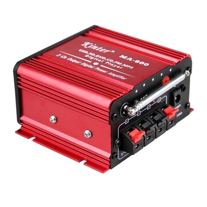 Kinter MA-600 2-Channel Output Digital Power Mini Amplifier AMP with ...