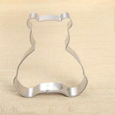 Y&XL&H Cartoon Baby Bear Shape Cookie Cutters Fuirt Cut Molds Stainless Steel N3