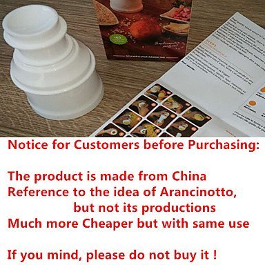 Y&XL&H 1PCS AranciniRice Round Shaped Arancinotto Mould Hand Press DIY Meat Vegetable Rice Ball Onigiri Bento... N3