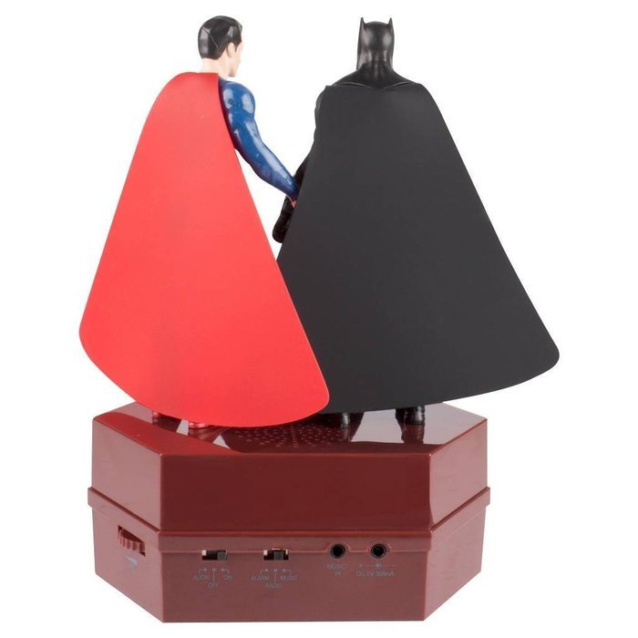 Superman Batman Alarm Clock Radio N2