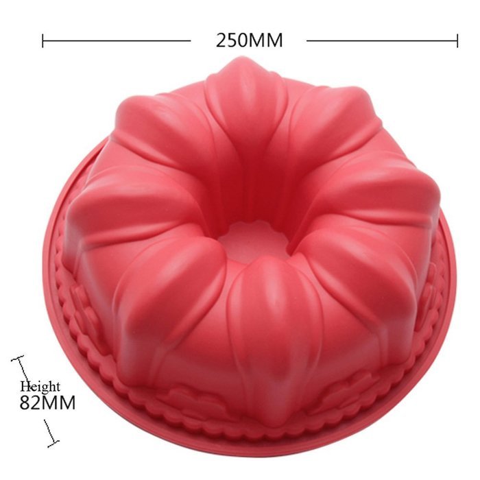 Baking Tools Cake Mold Tray Large Loaf Form Diameter 9.8" N3