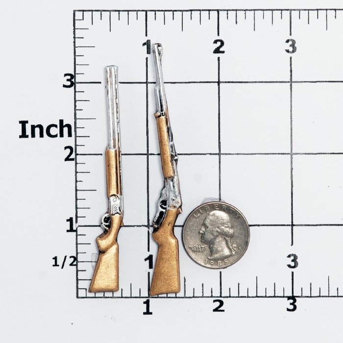Miniature Rifle and Shot Gun Silicone Mold Food Safe, Craft, Jewelry Flexible Mold.